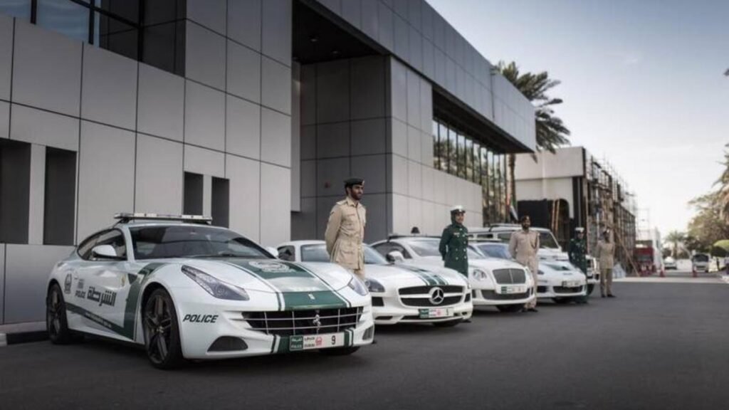 Dubai Police luxury car fleet
