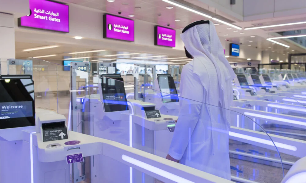 Emirates biometric boarding