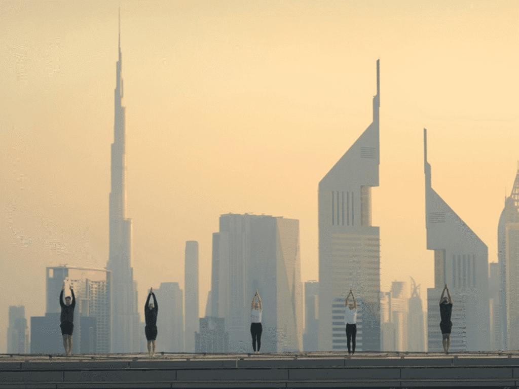 Dubai Sunset Yoga