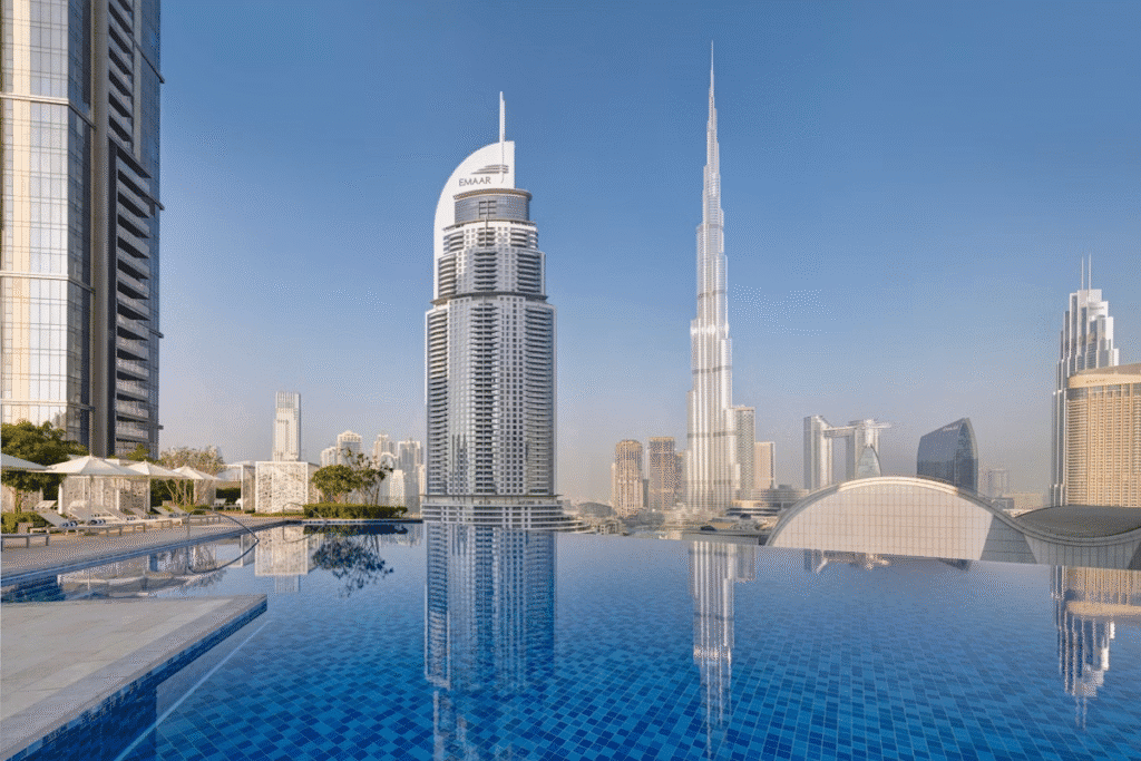 Infinity Pool at Address Dubai Mall