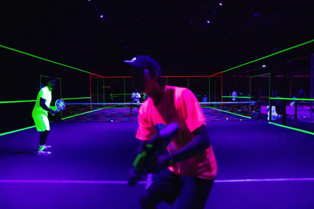 glow in the dark padel dubai