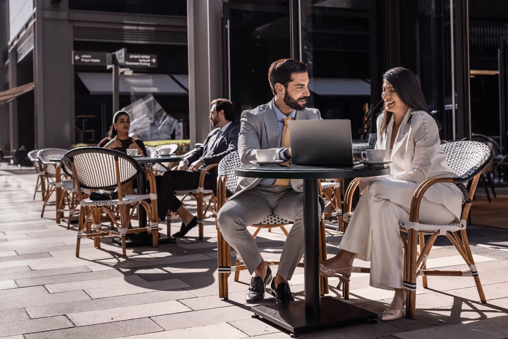 work remotely Julith Café in Dubai
