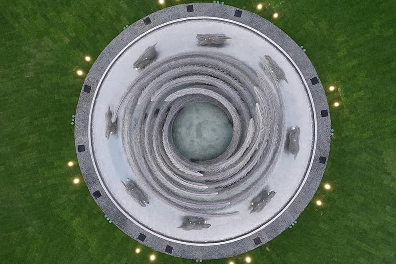 Nad Al Sheba roundabout installation