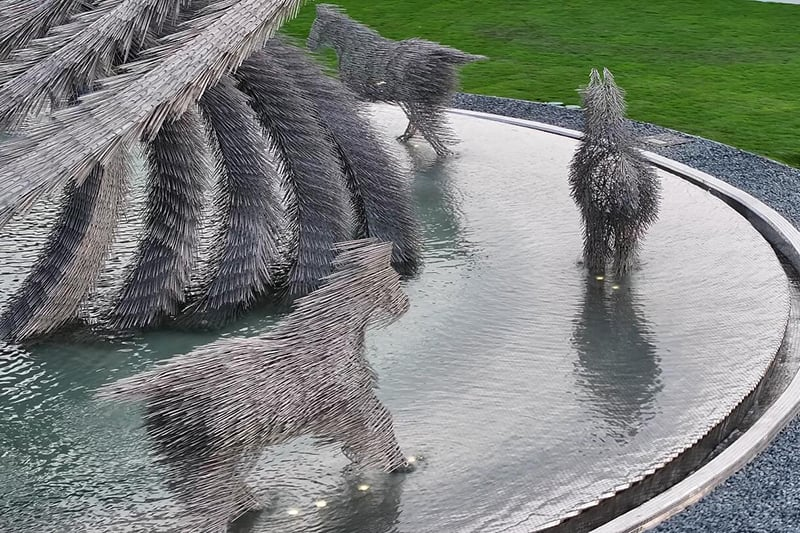 Nad Al Sheba roundabout installation