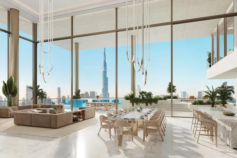 Dubai triplex sky mansion
