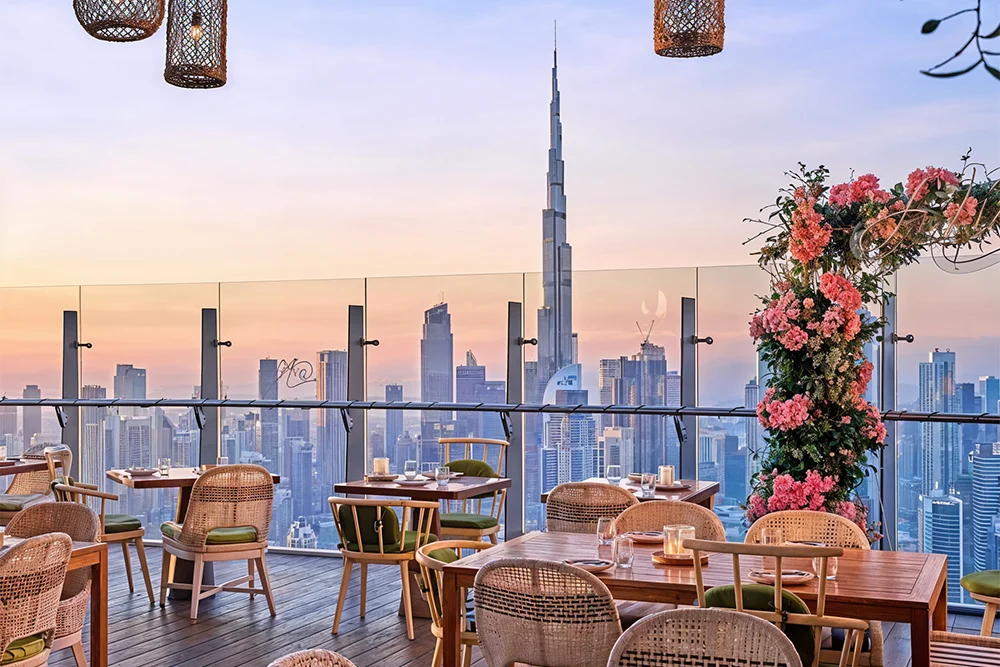 Rooftop Dining Spots in Dubai