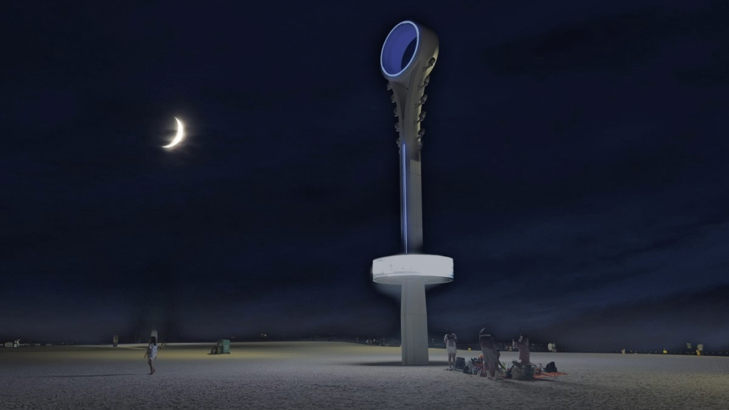 Night swim at Umm Suqeim Beach