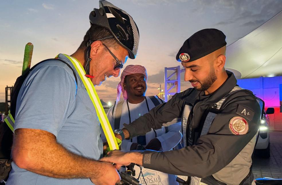 Abu Dhabi Police e-bike safety drive