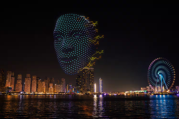 DSF Drone Shows at Bluewaters and JBR