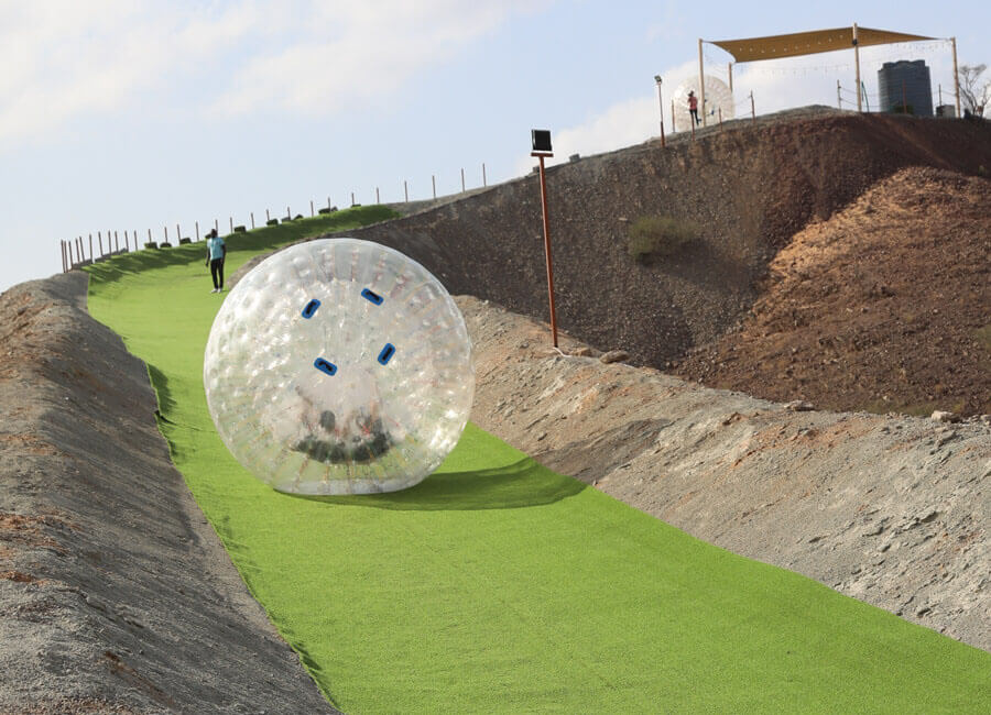 Zorbing in Hatta
