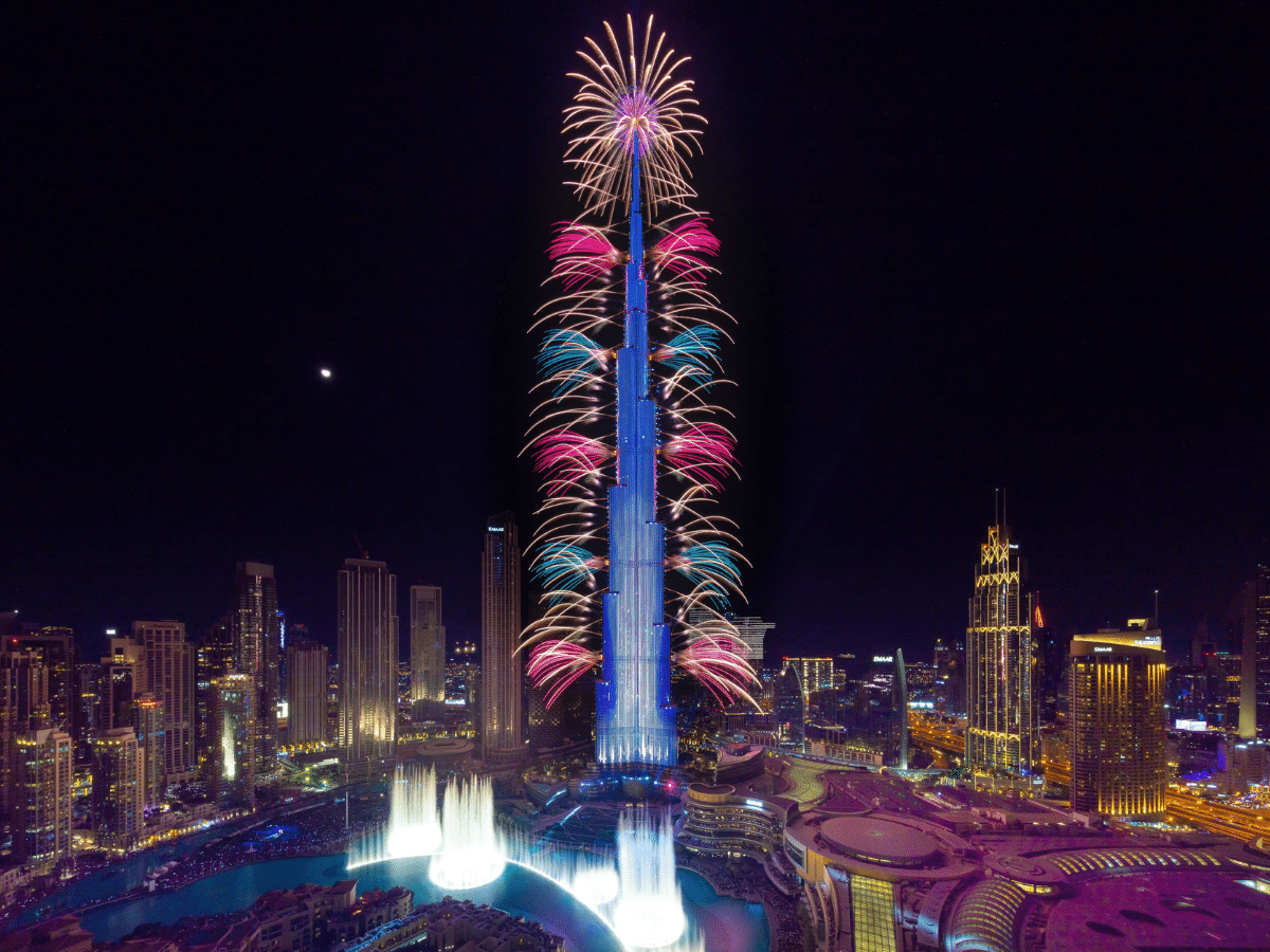 Burj Khalifa New Year’s Eve fireworks