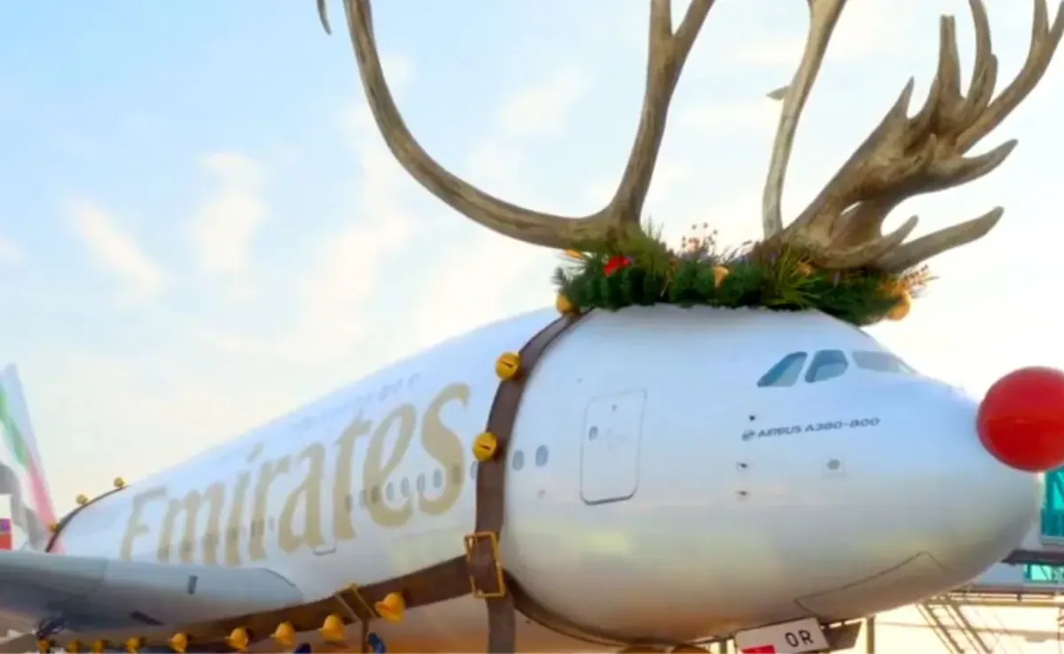 Emirates Sleigh380 Christmas flights
