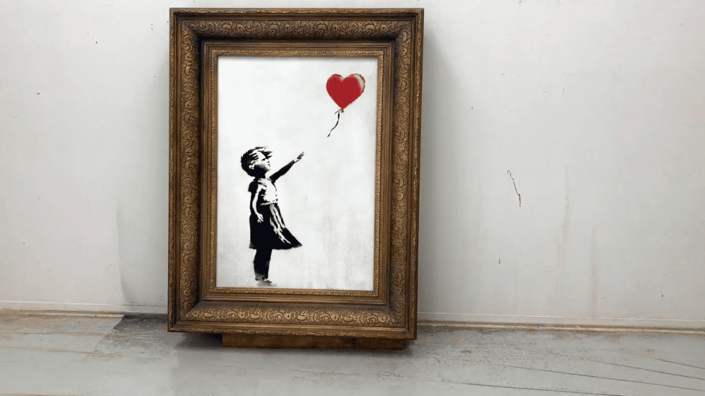 Banksy self-shredded artwork
