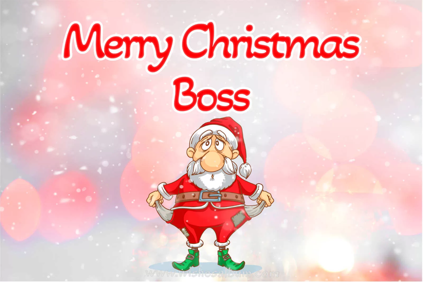 Christmas and New Year wishes for boss