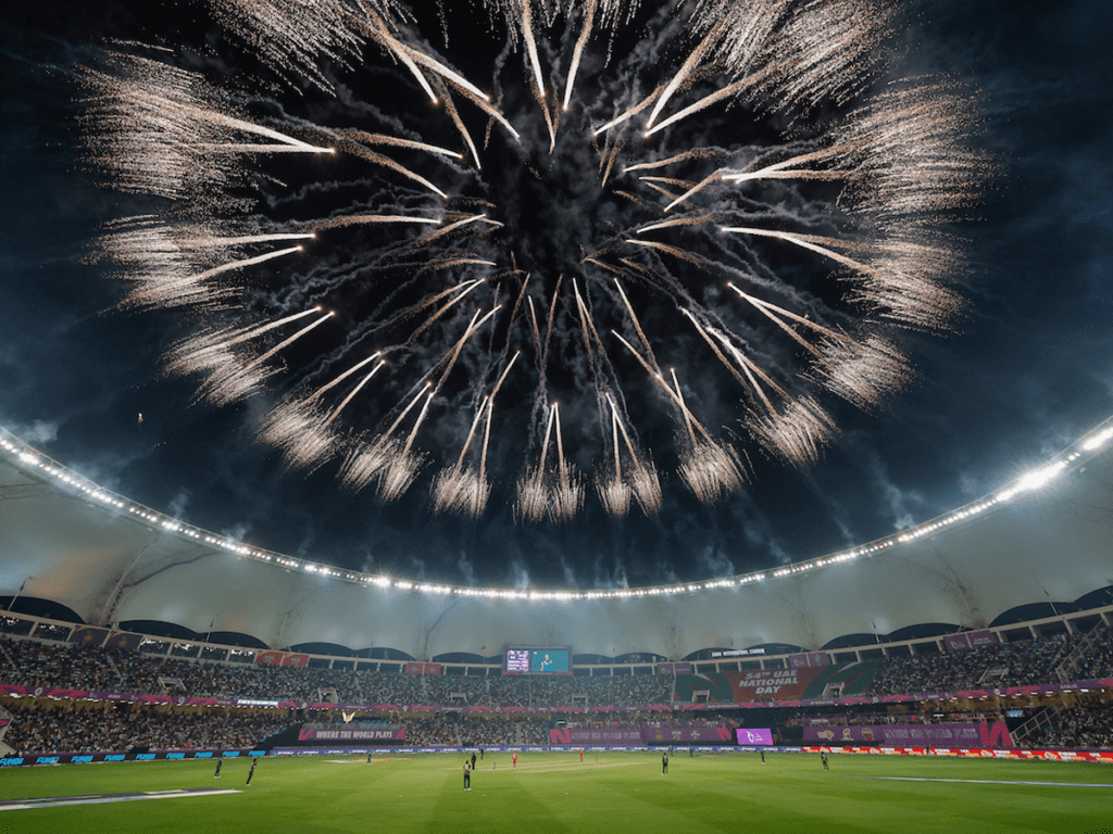 Dubai International Stadium New Year celebration