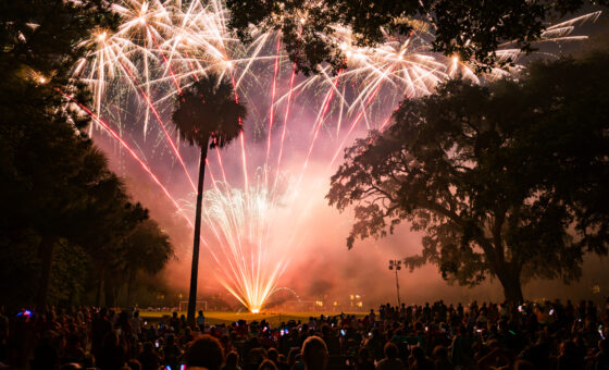 NYE fireworks golf resort