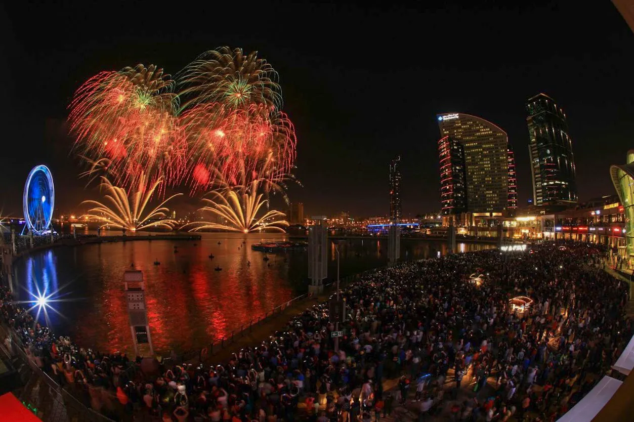 Dubai Festival City New Year Fireworks