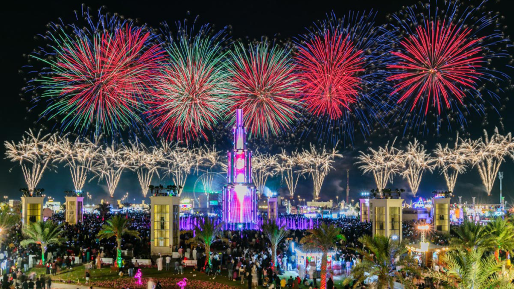 Sheikh Zayed Festival New Year fireworks