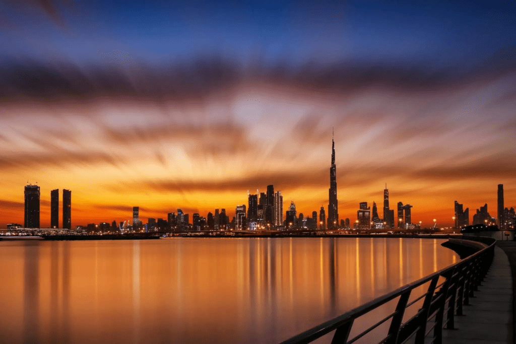 Sunset in Dubai