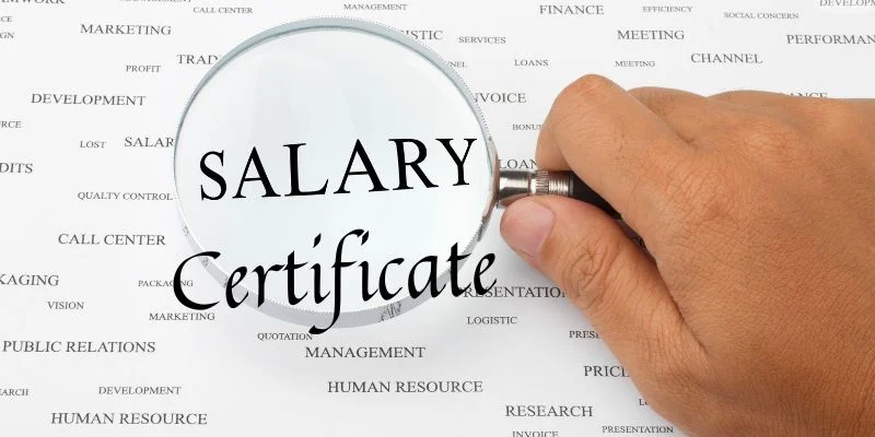 Salary Certificate Request UAE