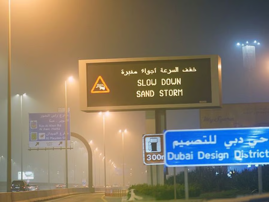 Sandstorm Health Precautions UAE