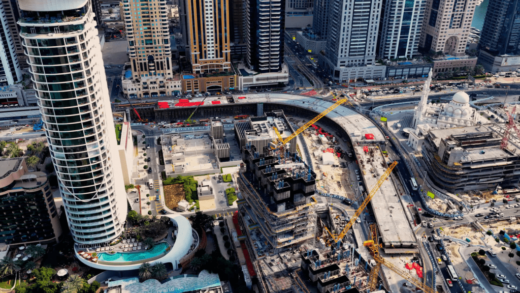 Dubai Harbour bridge project