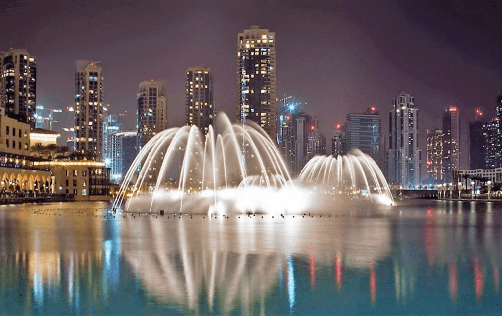 Dubai Fountain evening show