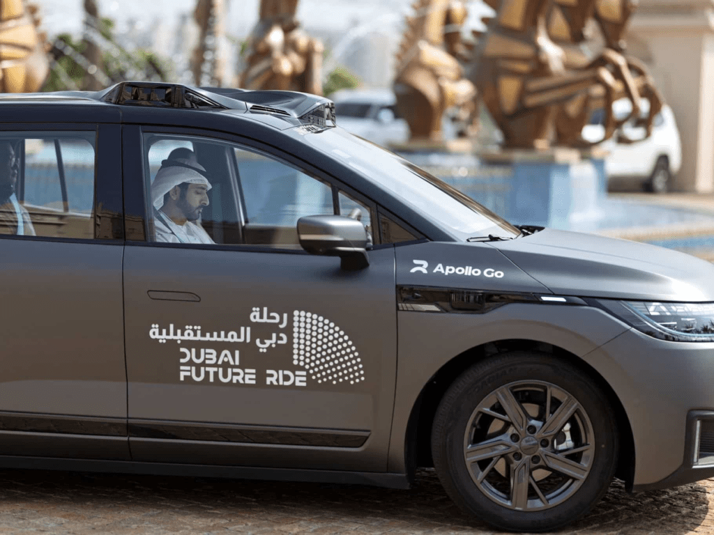 Driverless taxis in Dubai