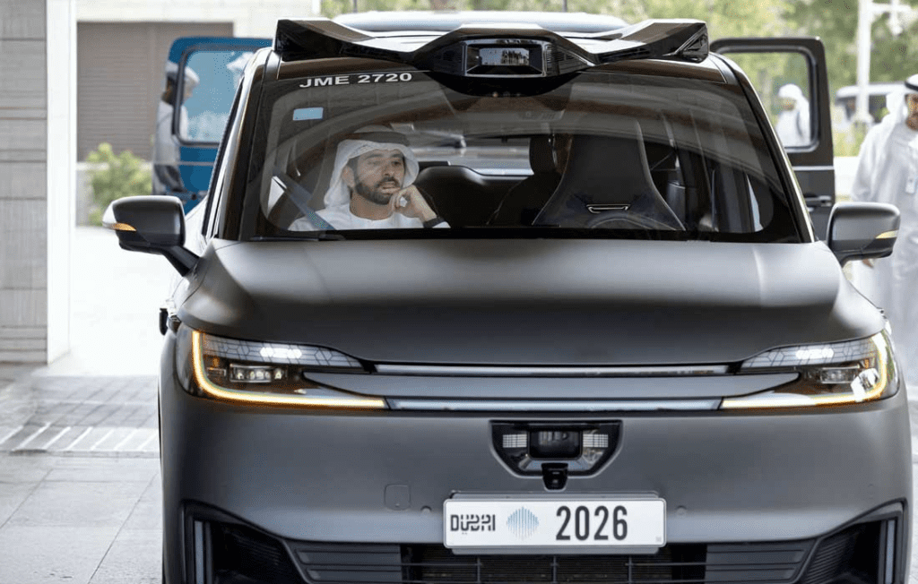 Driverless taxis in Dubai