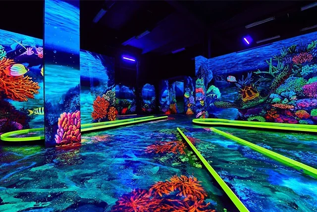 3D Blacklight Minigolf Dubai