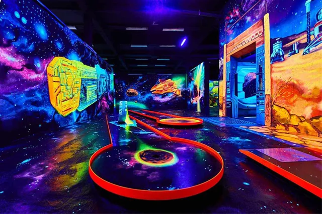 3D Blacklight Minigolf Dubai