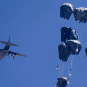 UAE and Jordan Gaza Aid Airdrops
