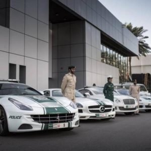 Dubai Police luxury car fleet