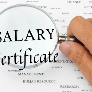 Salary Certificate Request UAE