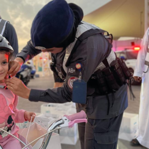 Abu Dhabi Police e-bike safety drive