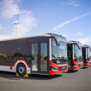 Electric buses in Dubai