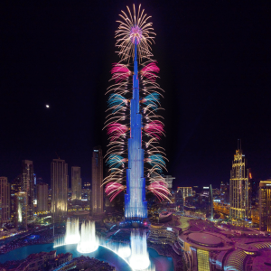Burj Khalifa New Year’s Eve fireworks