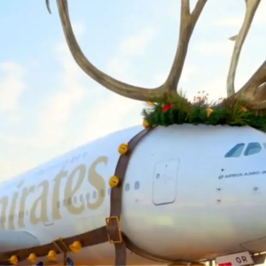Emirates Sleigh380 Christmas flights
