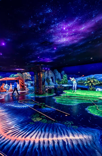 3D Blacklight Minigolf Dubai