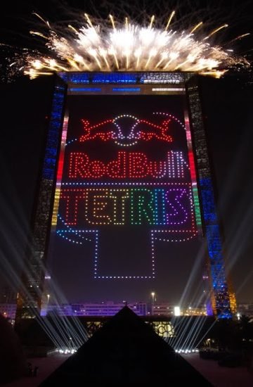 Red Bull Tetris Drone Show